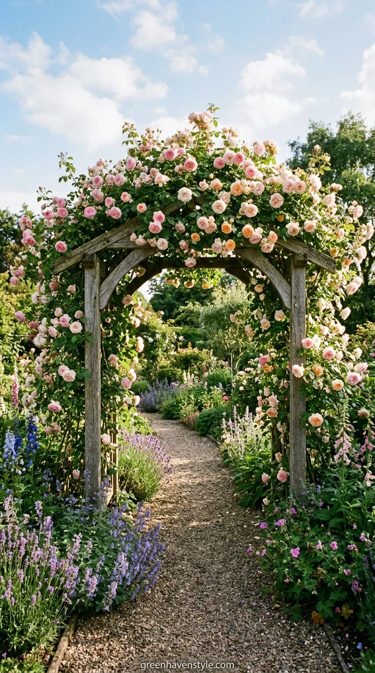 Climbing Rose Archway 1