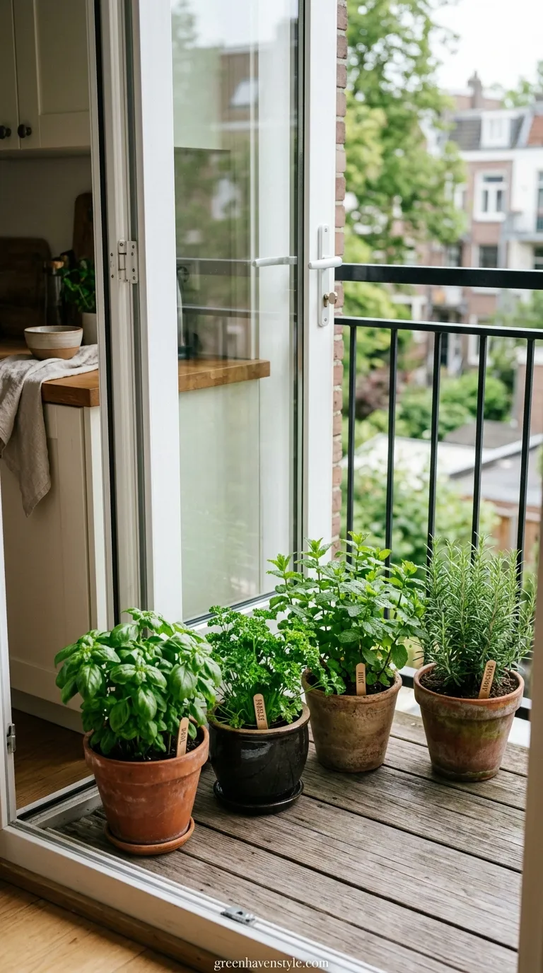 Compact Herb Kitchen Garden