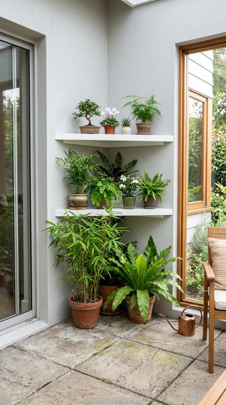 Corner Garden Nooks