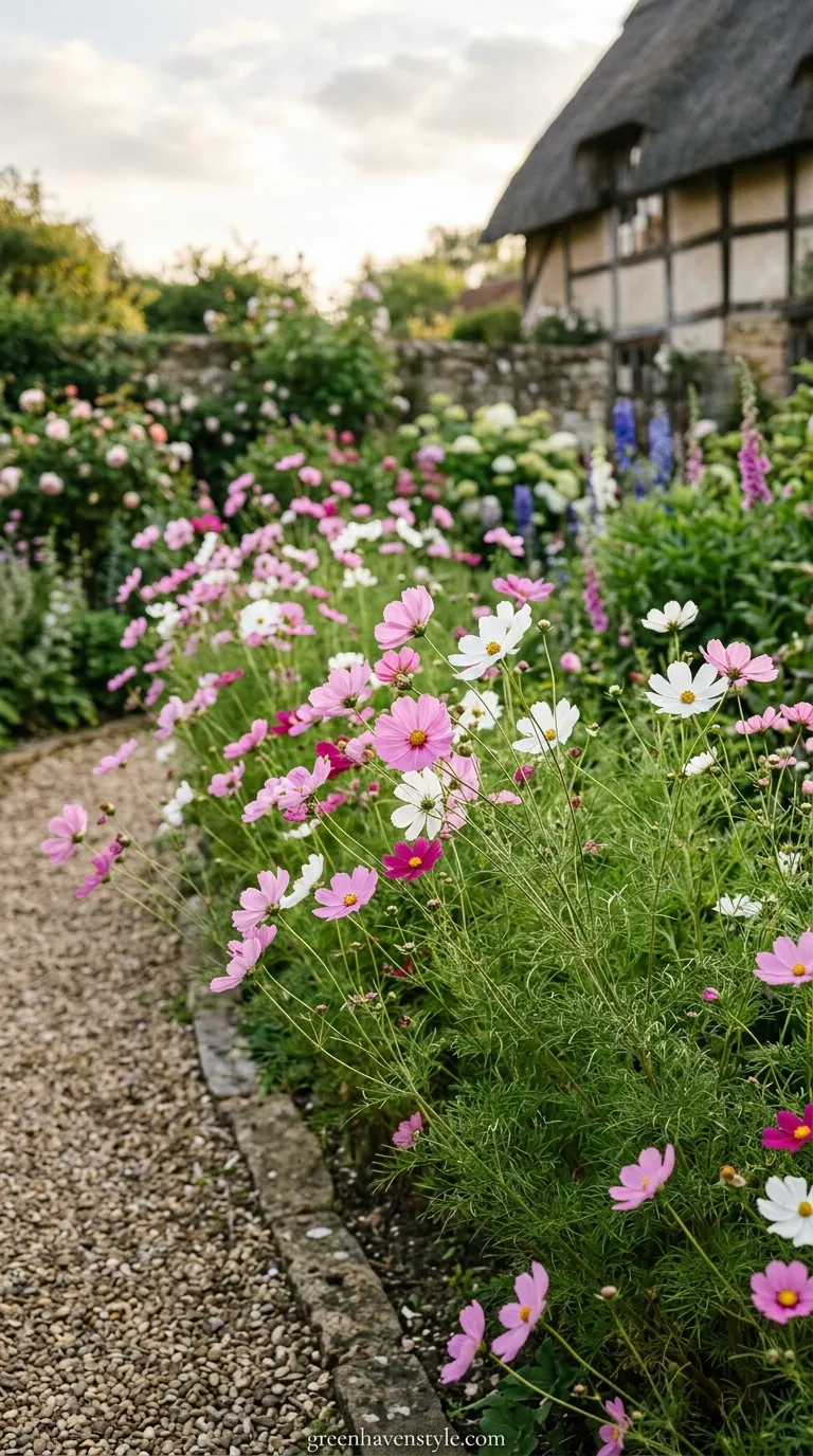 Cosmos Cottage Border