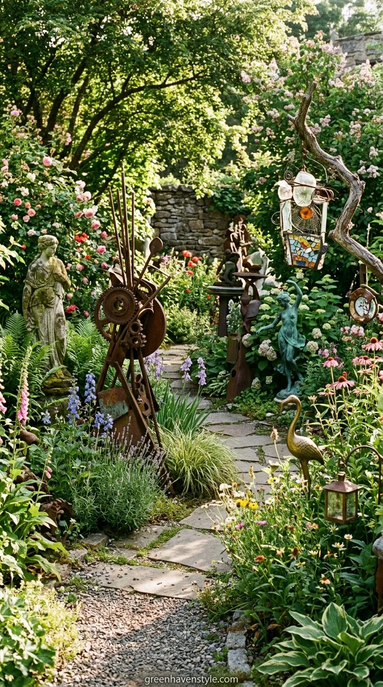 Eclectic Garden Sculptures and Ornaments