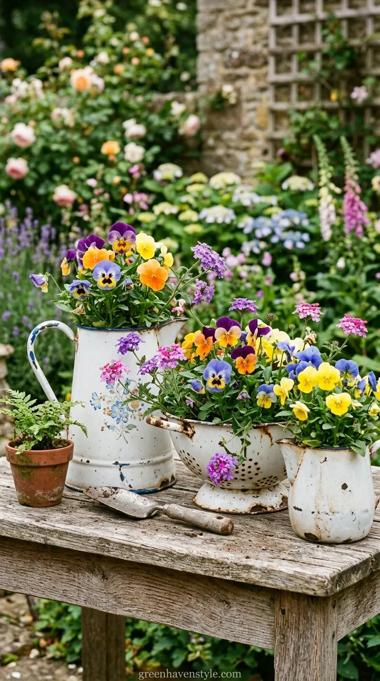Enamelware and Tin Containers