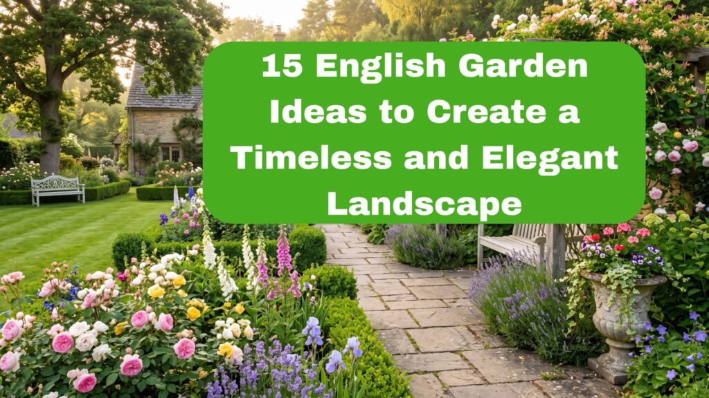 15 English Garden Ideas to Create a Timeless and Elegant Landscape