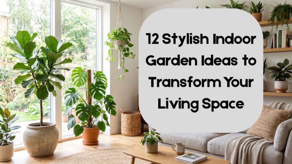 12 Stylish Indoor Garden Ideas to Transform Your Living Space