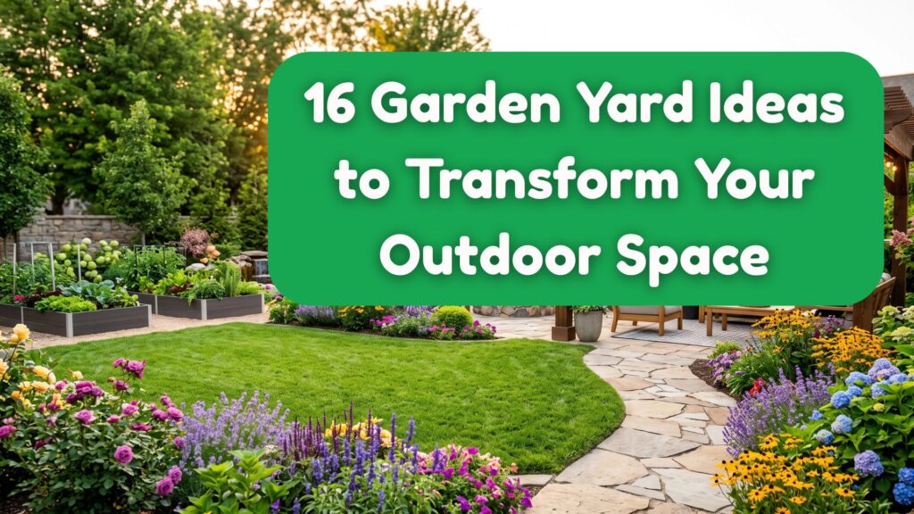 16 Garden Yard Ideas to Transform Your Outdoor Space