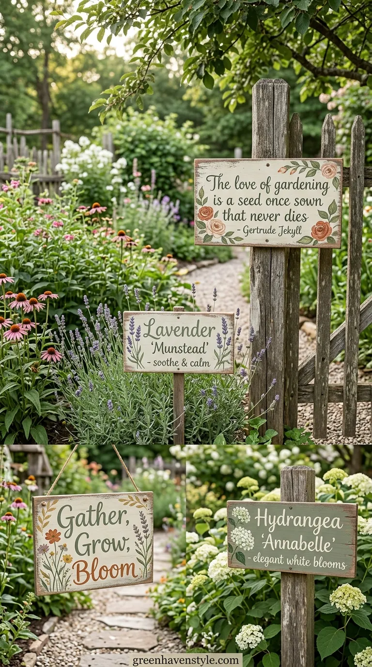 Hand Painted Garden Signs and Art