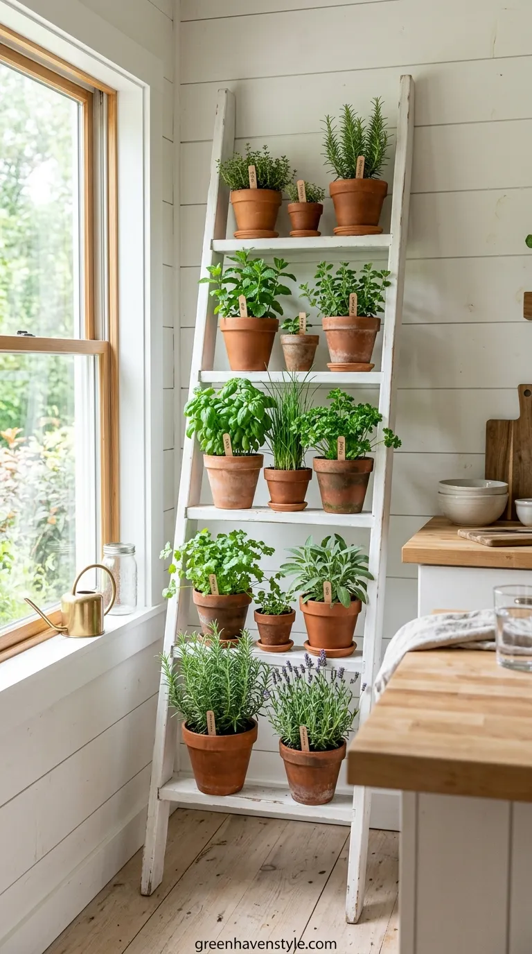 Ladder Shelf Display