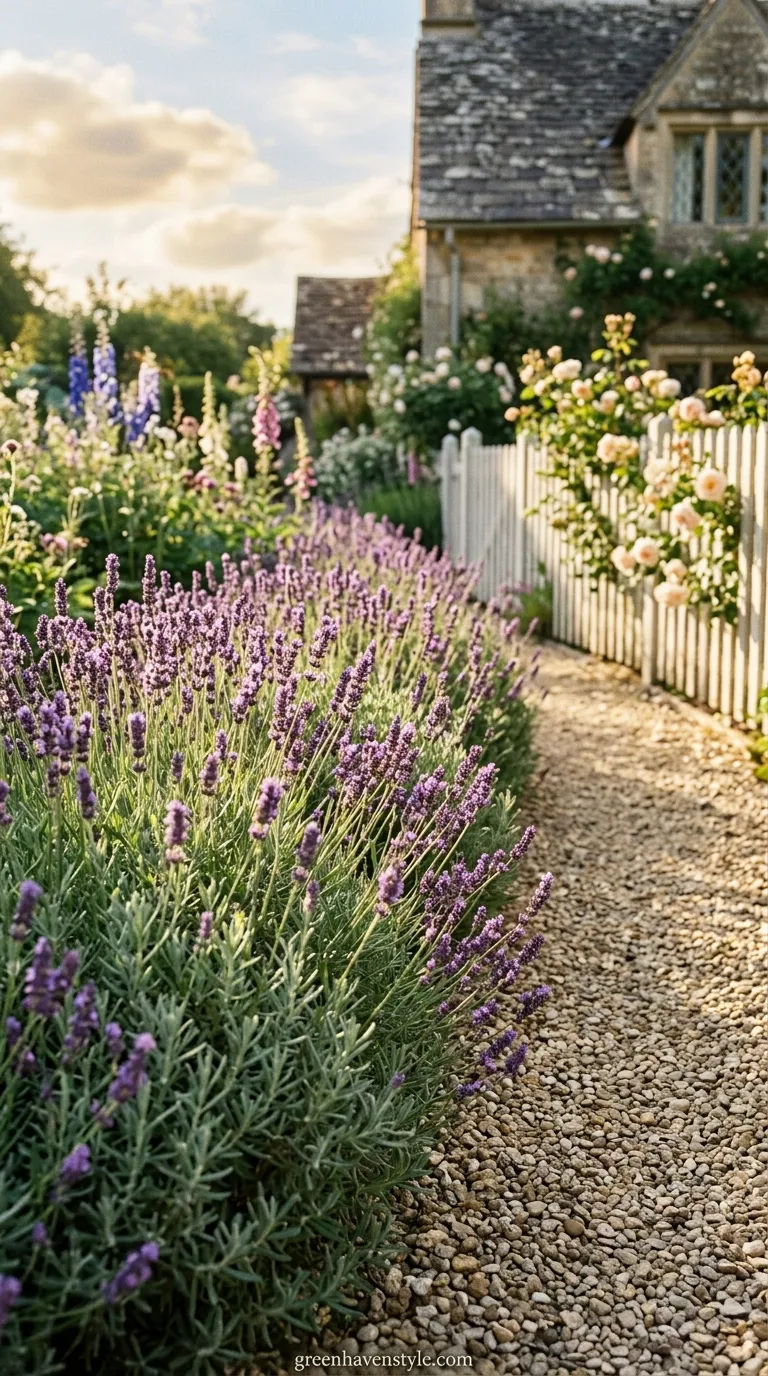 Lavender Hedge Edging