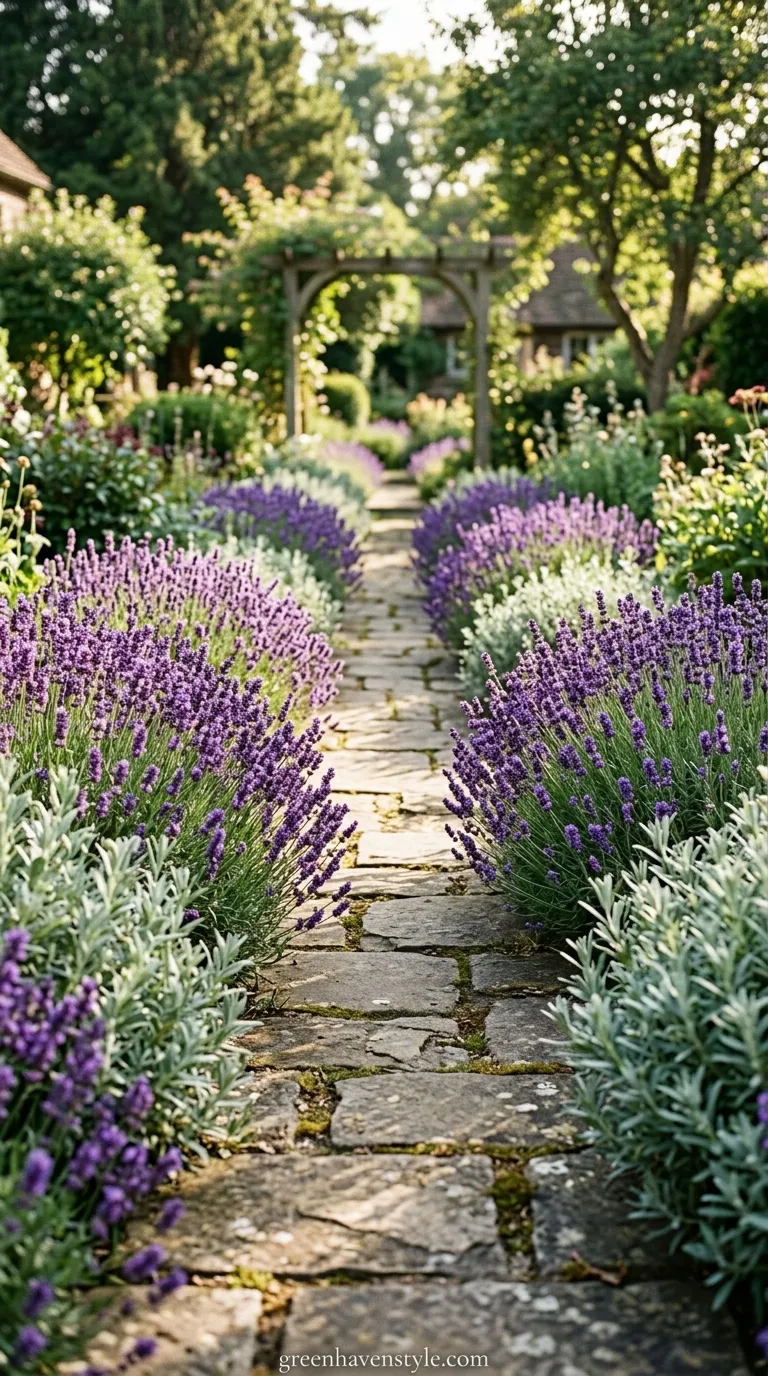 Lavender Pathway Edge