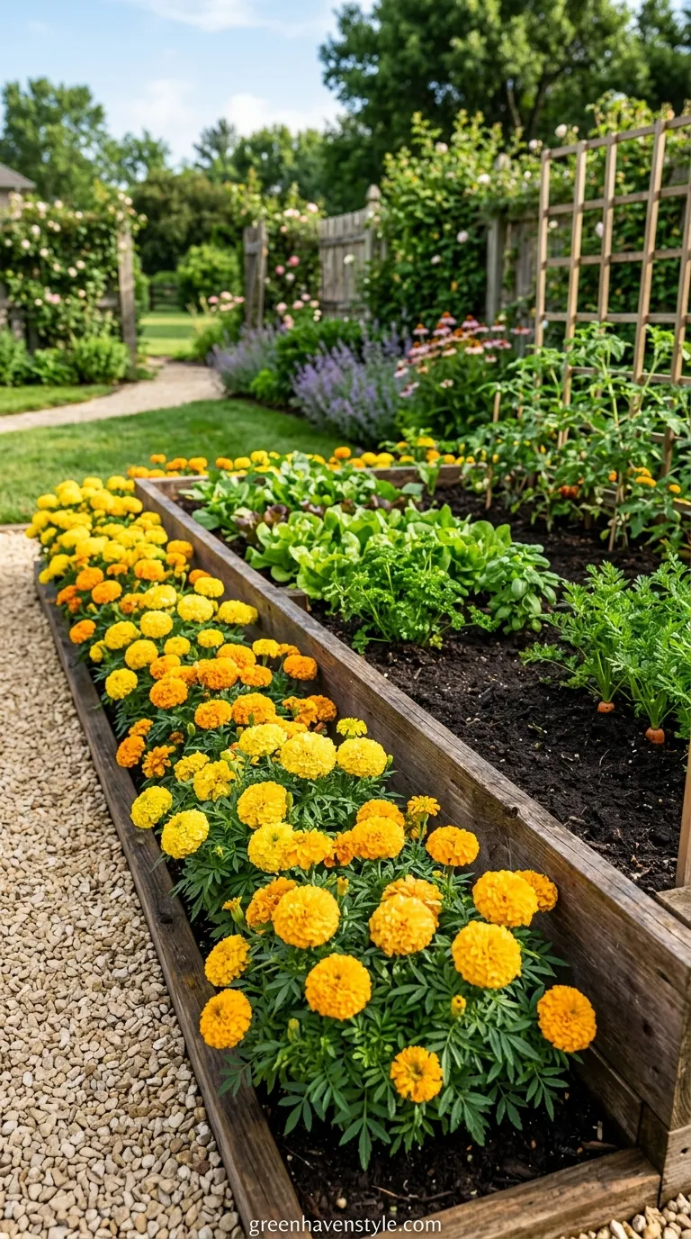 Marigold Garden Edge