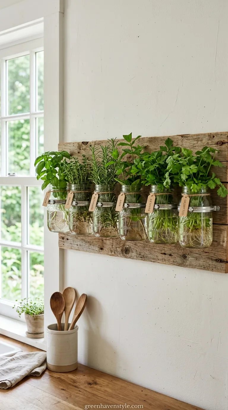 Mason Jar Wall Mount