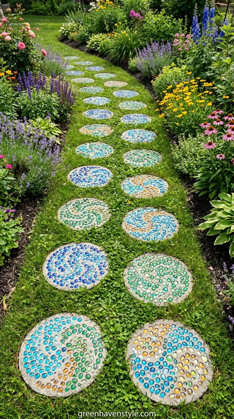 Mosaic Stepping Stones