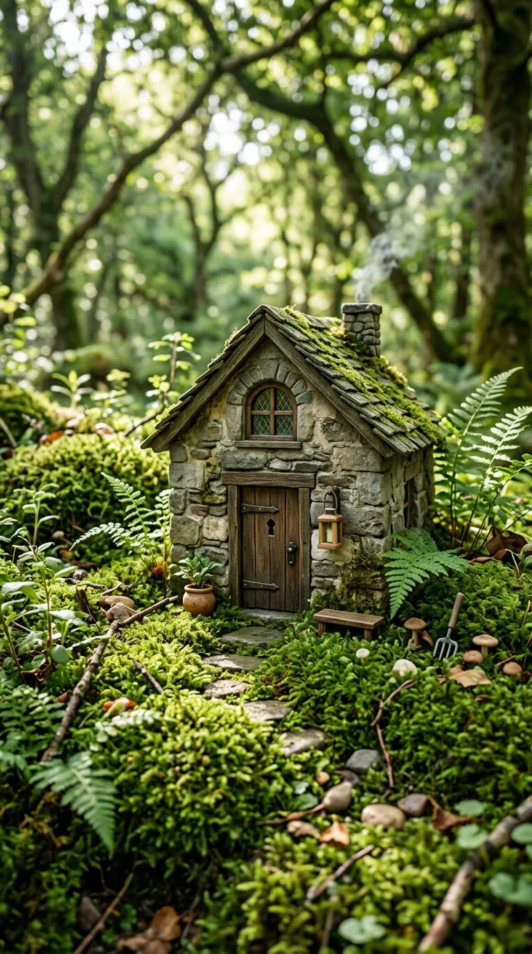 Moss Covered Cottage Corner