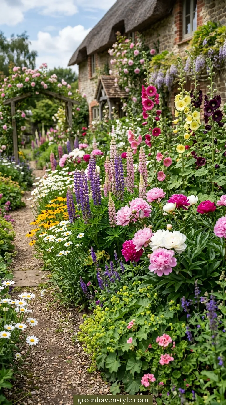 Overflowing Flower Borders