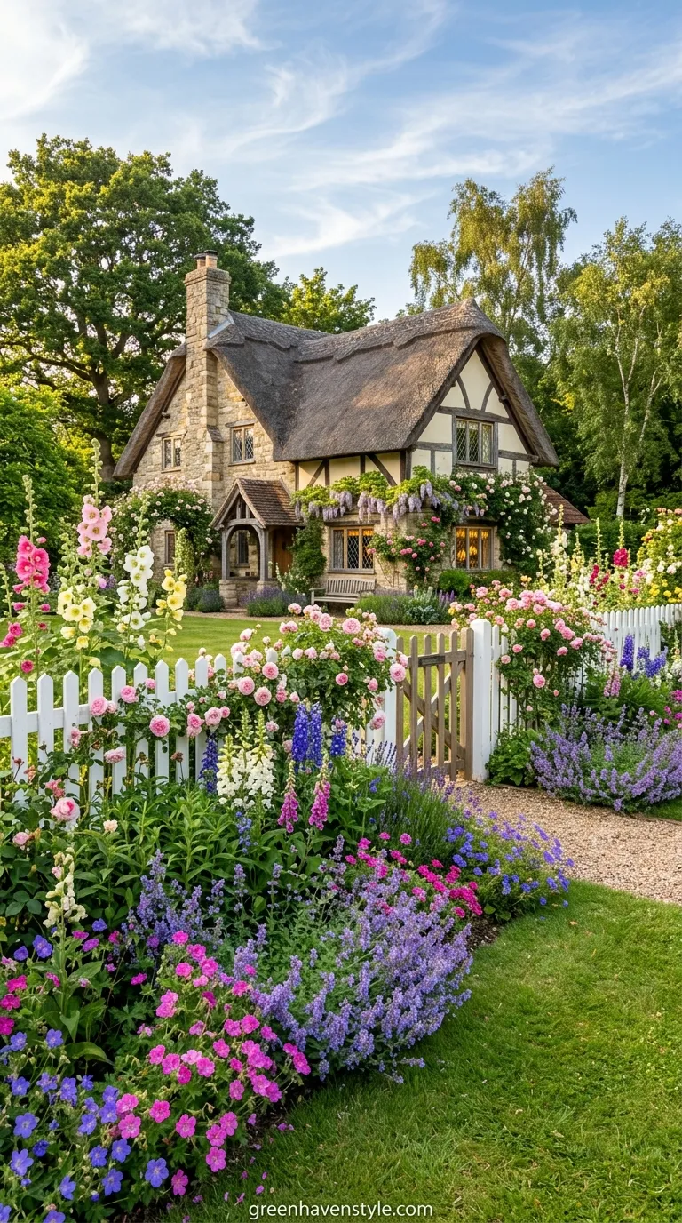 Picket Fence Foundation Border