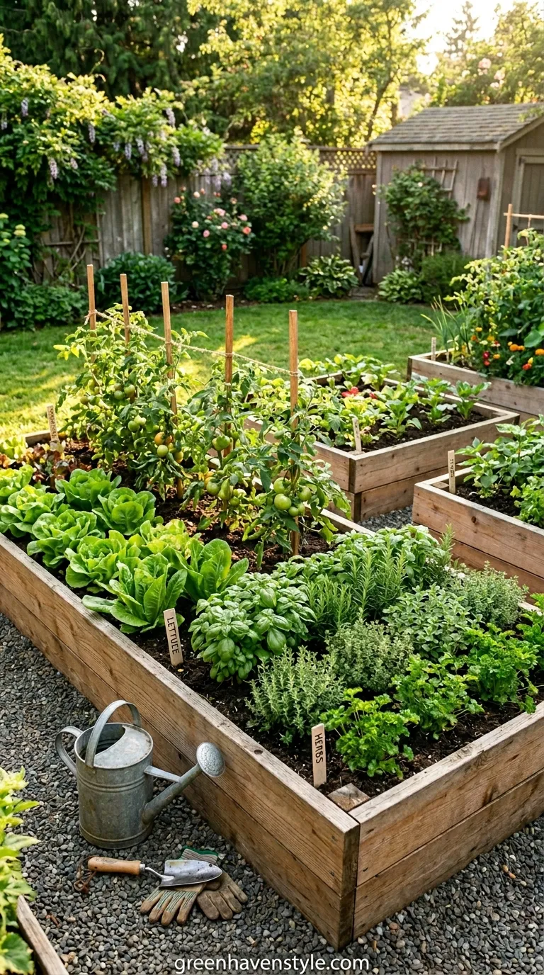 Raised Bed Vegetable Garden 1