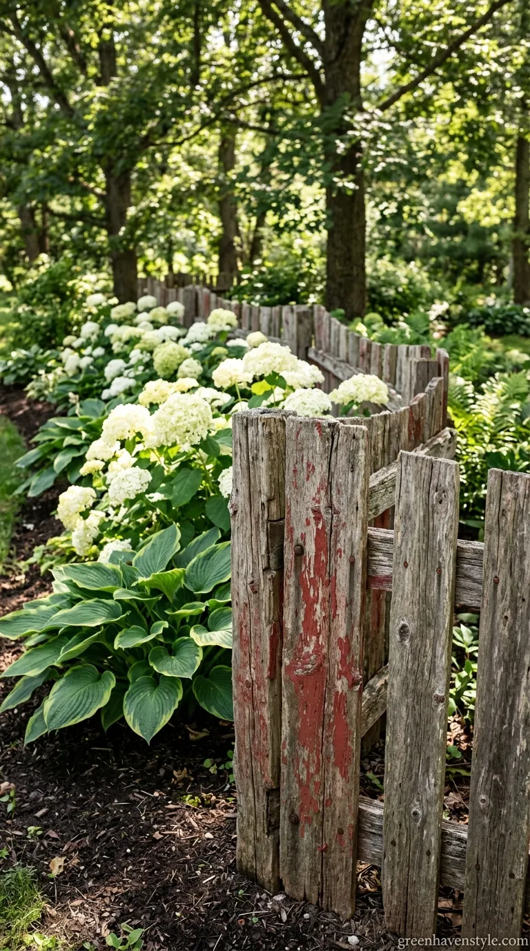 Reclaimed Barn Wood Fence