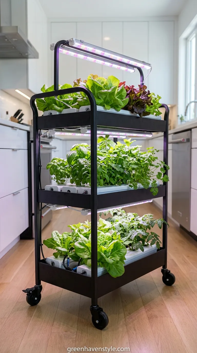 Rolling Cart Garden