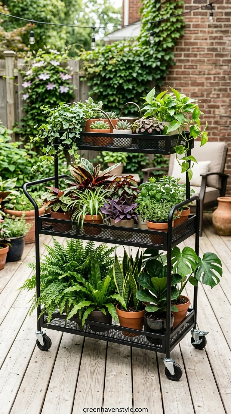 Rolling Garden Carts