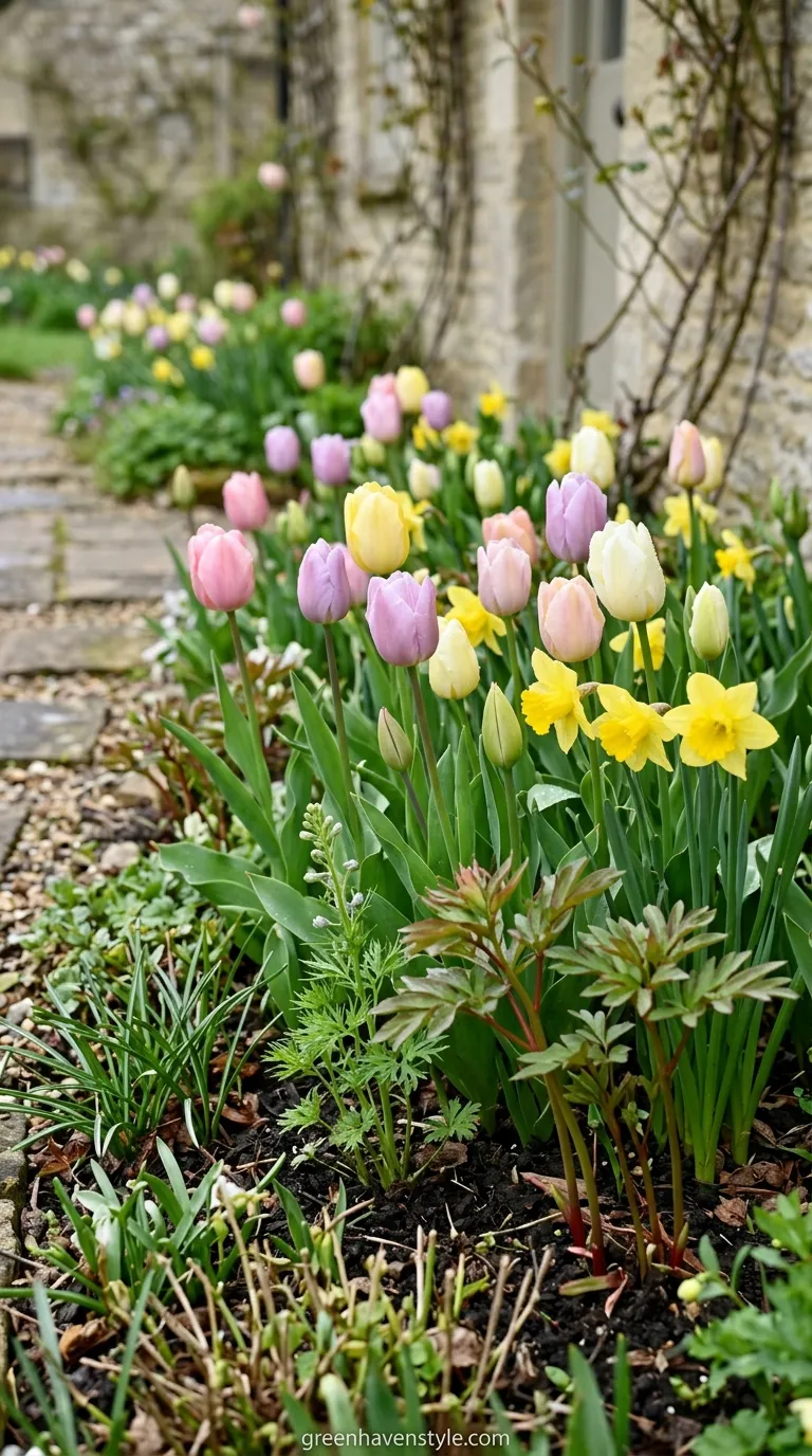 Spring Bulb Succession Layers