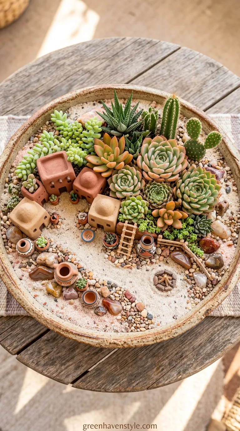 Succulent Desert Fairy Realm