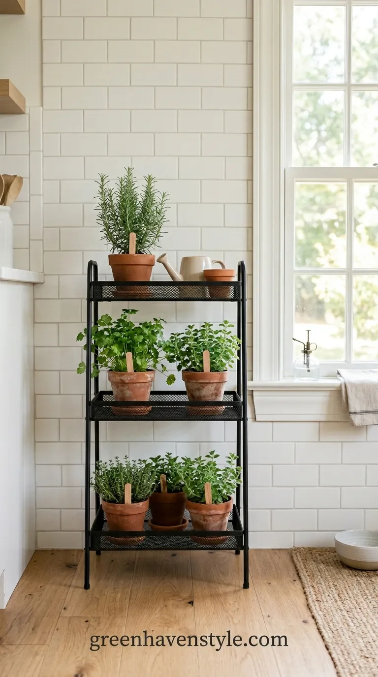 Tiered Metal Plant Stand