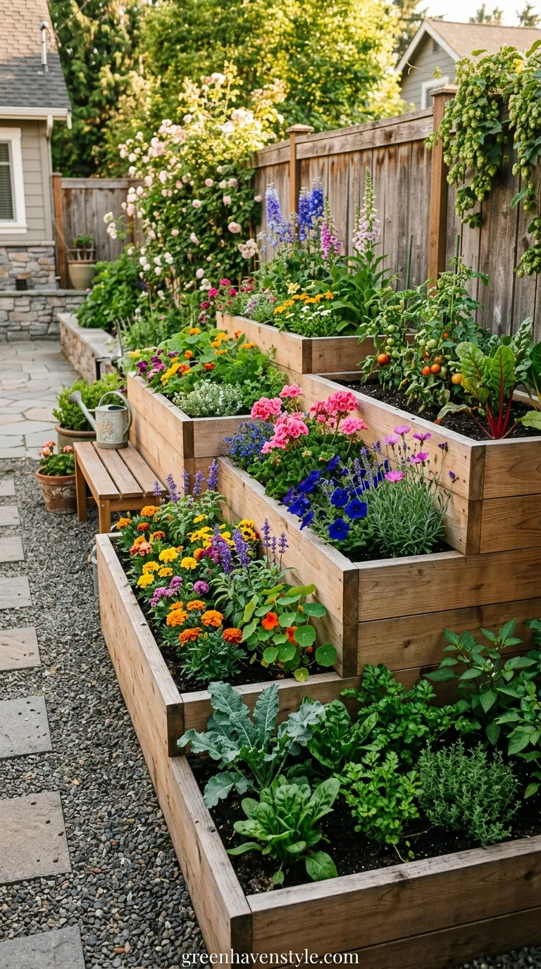 Tiered Raised Beds
