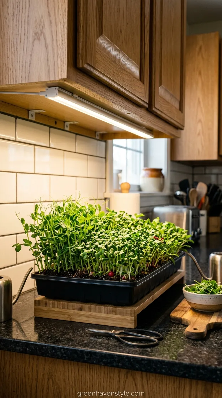 Under Cabinet Microgreens