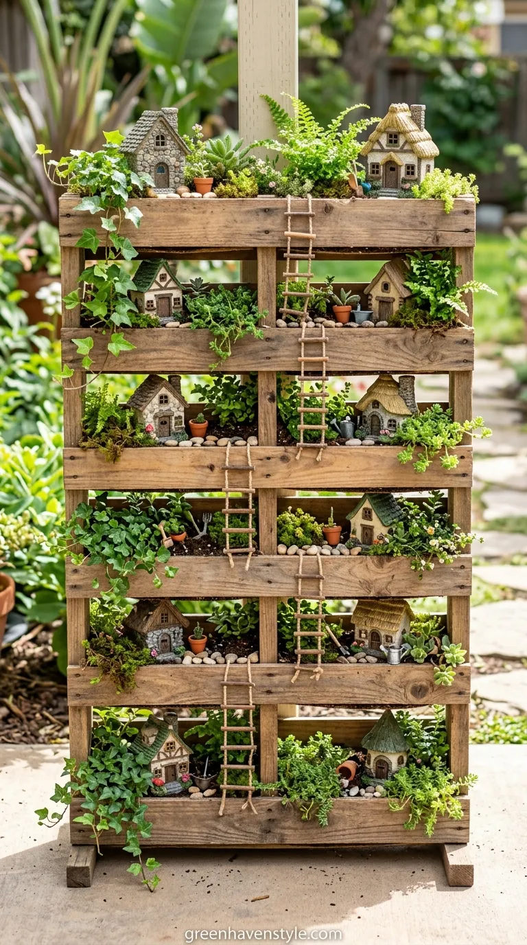 Vertical Pallet Garden