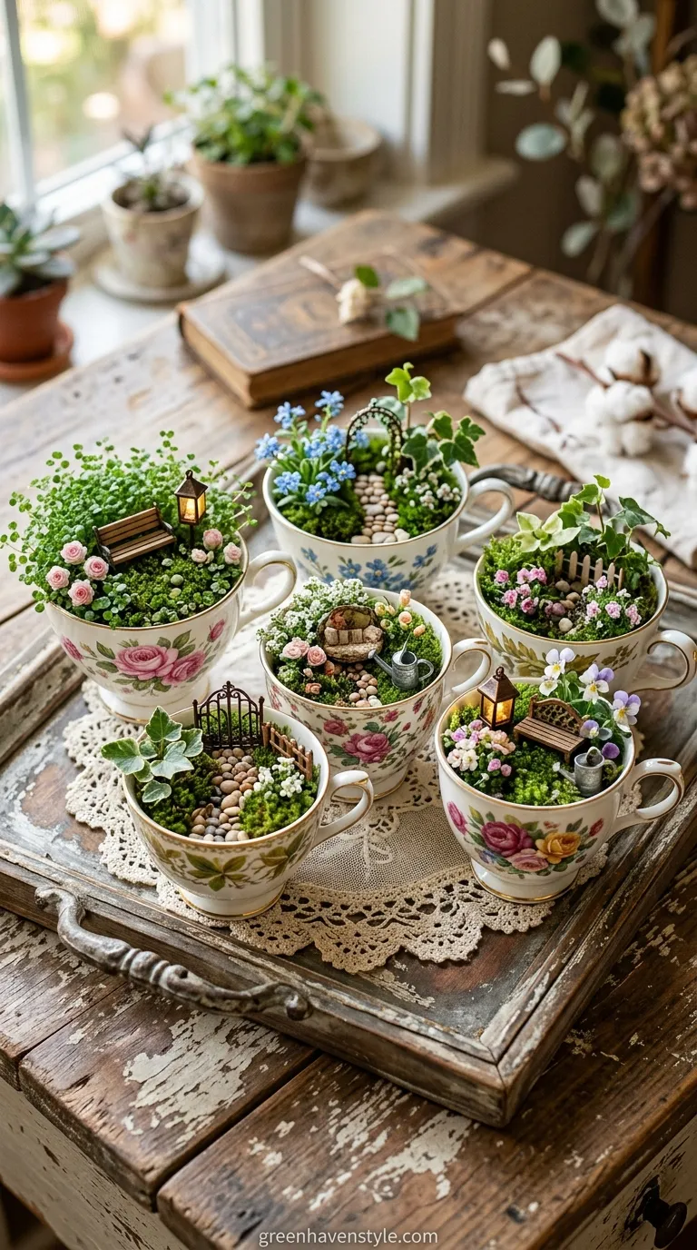 Vintage Teacup Gardens
