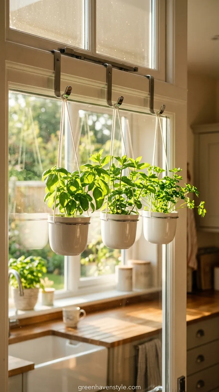 Window Mounted Hanging Planters