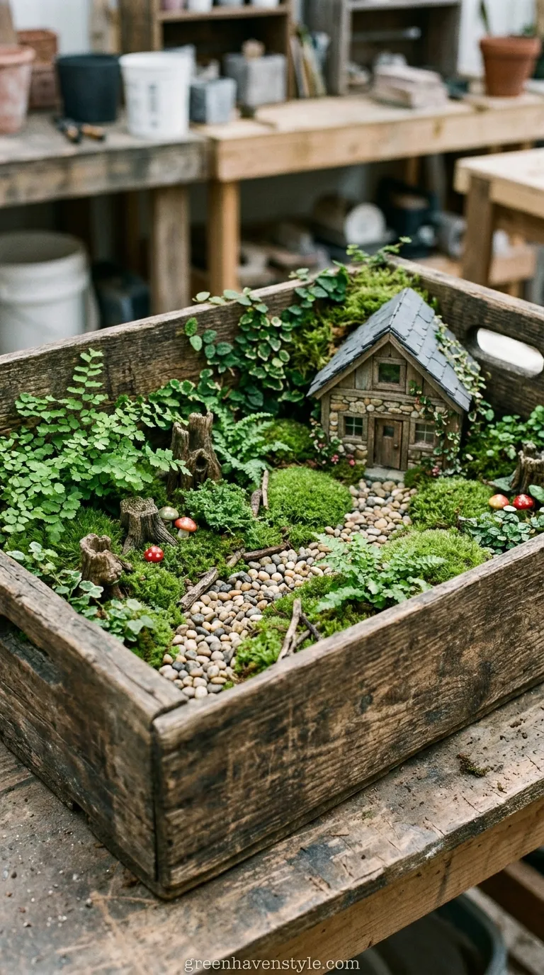 Wooden Box Enchanted Forest