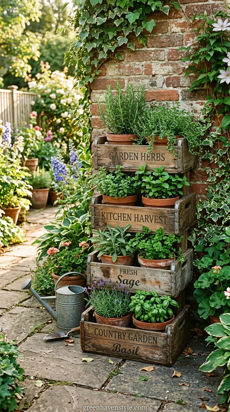 Wooden Crate Stack
