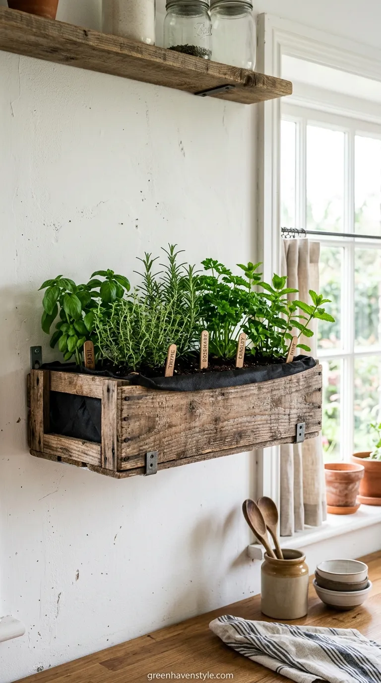 Wooden Crate Wall Mount