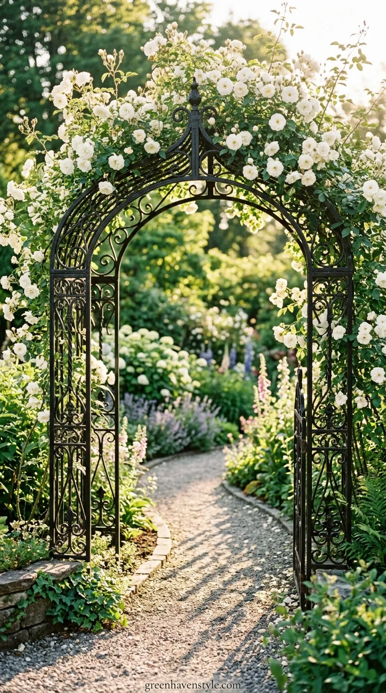 Wrought Iron Gates and Arbors