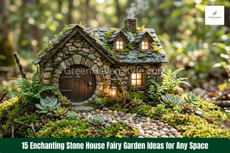 15 Enchanting Stone House Fairy Garden Ideas for Any Space