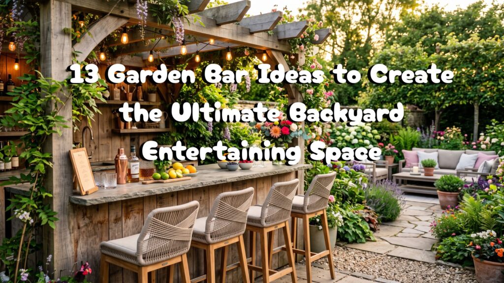 13 Garden Bar Ideas to Create the Ultimate Backyard Entertaining Space