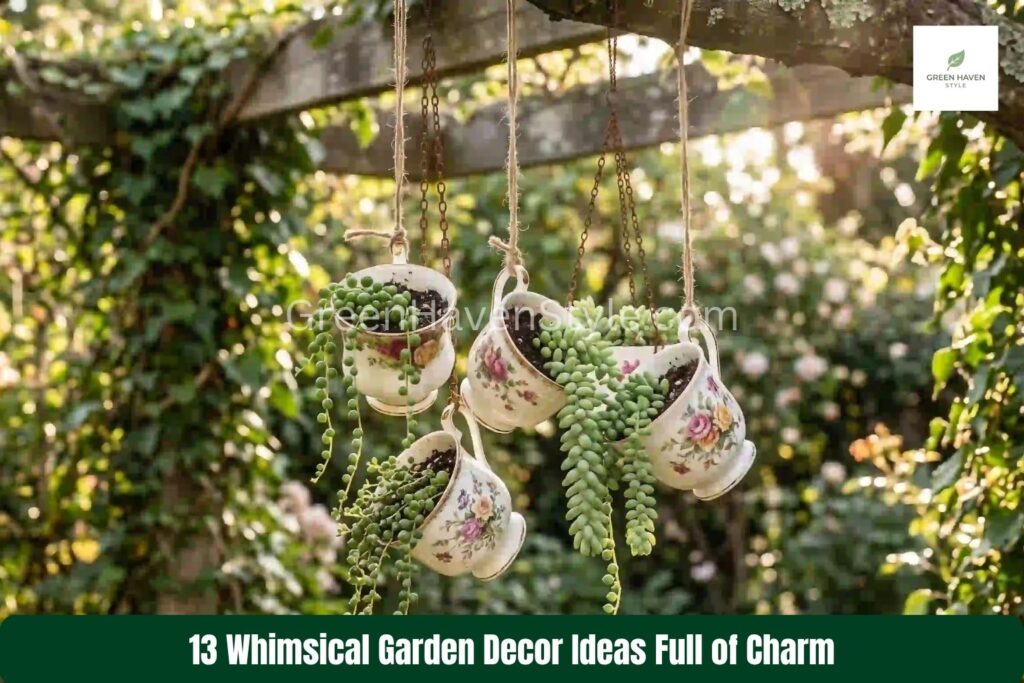 13 Whimsical Garden Decor Ideas Full of Charm