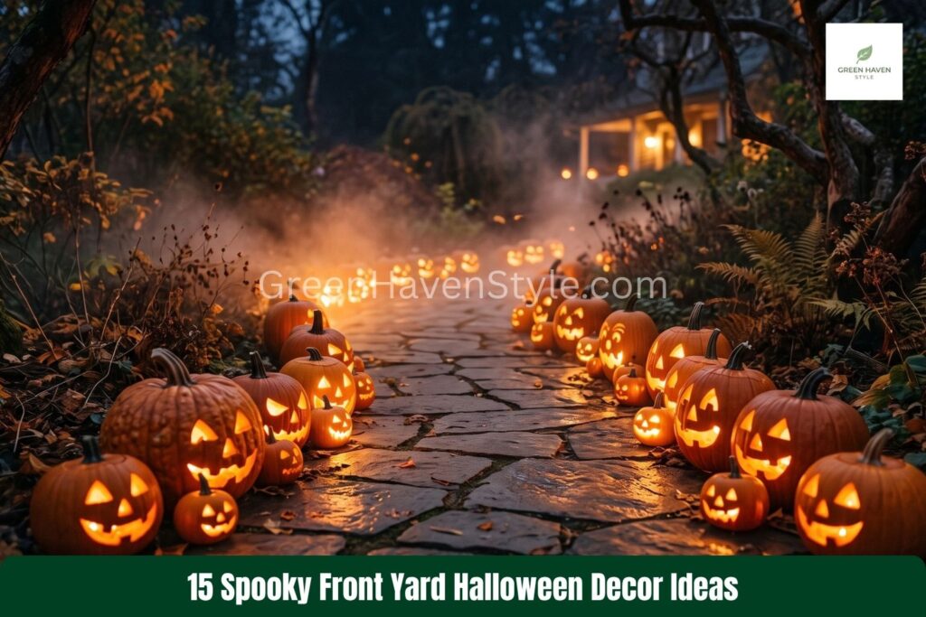 15 Spooky Front Yard Halloween Decor Ideas